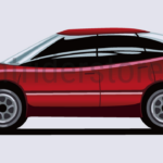 SEMI INTERIOR SPORTS CAR PRINT 3