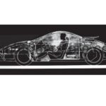 SEMI INTERIOR SPORTS CAR PRINT